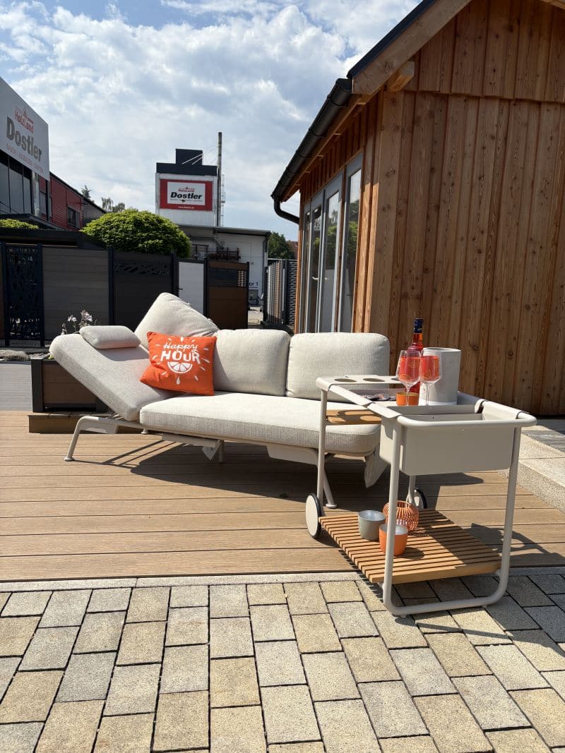 Impressionen aus der Outdoor Gartenausstellung von Holzland Dostler