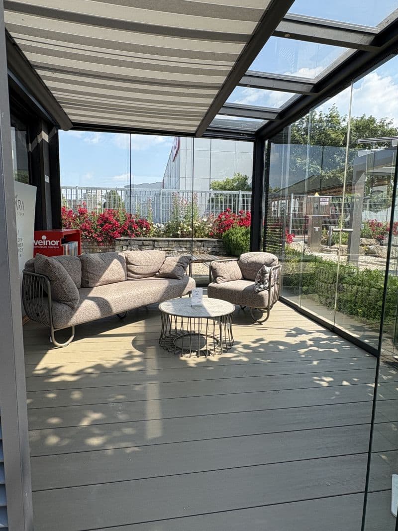 Impressionen aus der Outdoor Gartenausstellung von Holzland Dostler