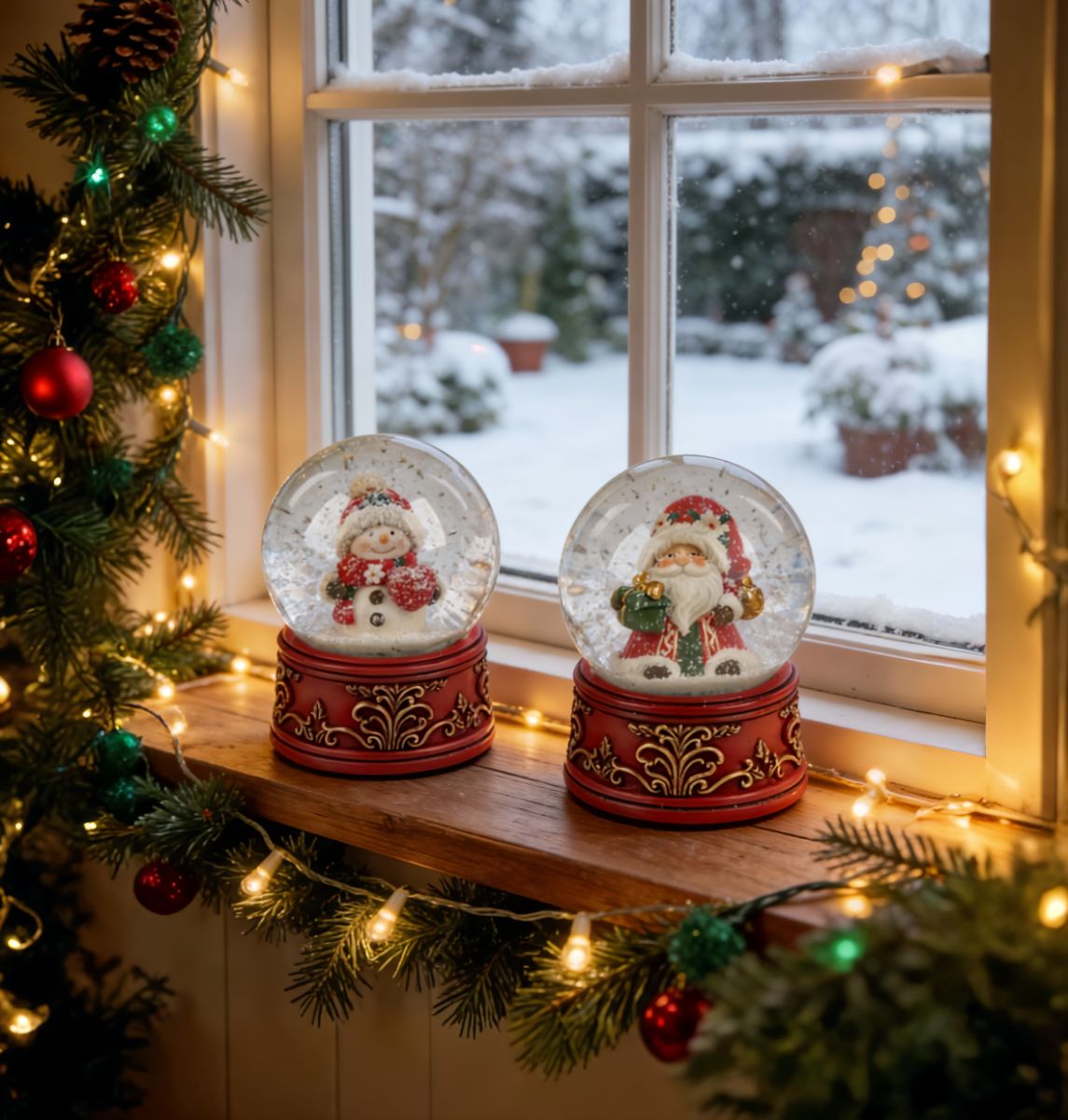 Formano_LED_Schneekugel_Nikolaus Formano LED Schneekugel Nikolaus