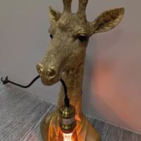 Tischlampe „Giraffe Gold“ inkl. Leuchtmittel