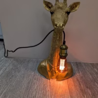 Tischlampe „Giraffe Gold“ inkl. Leuchtmittel